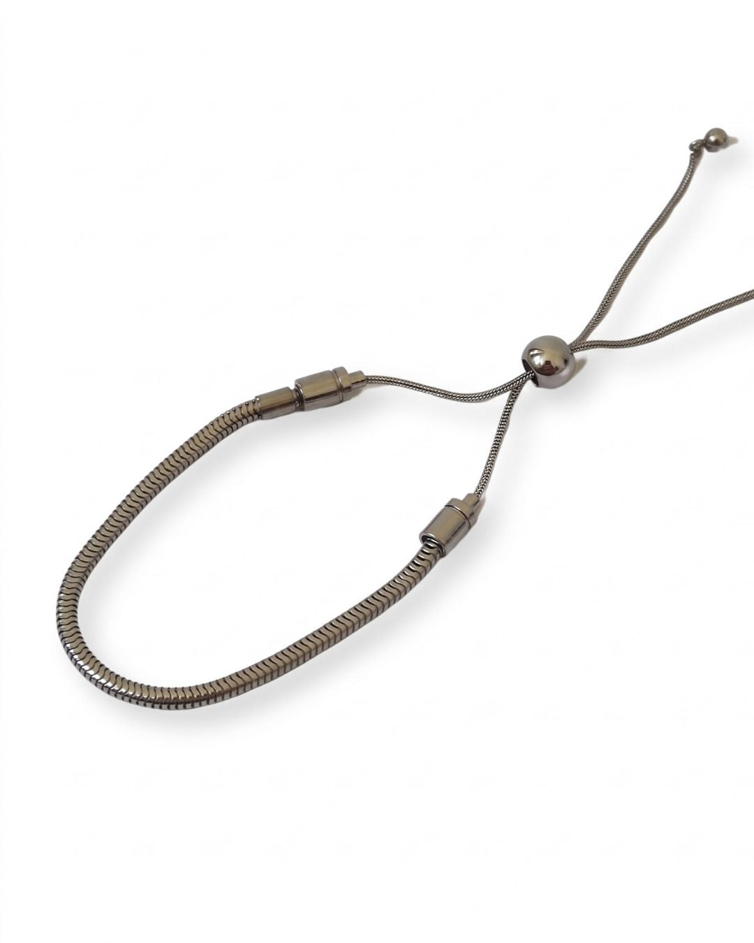 Pulseira Rabo de Rato em aço