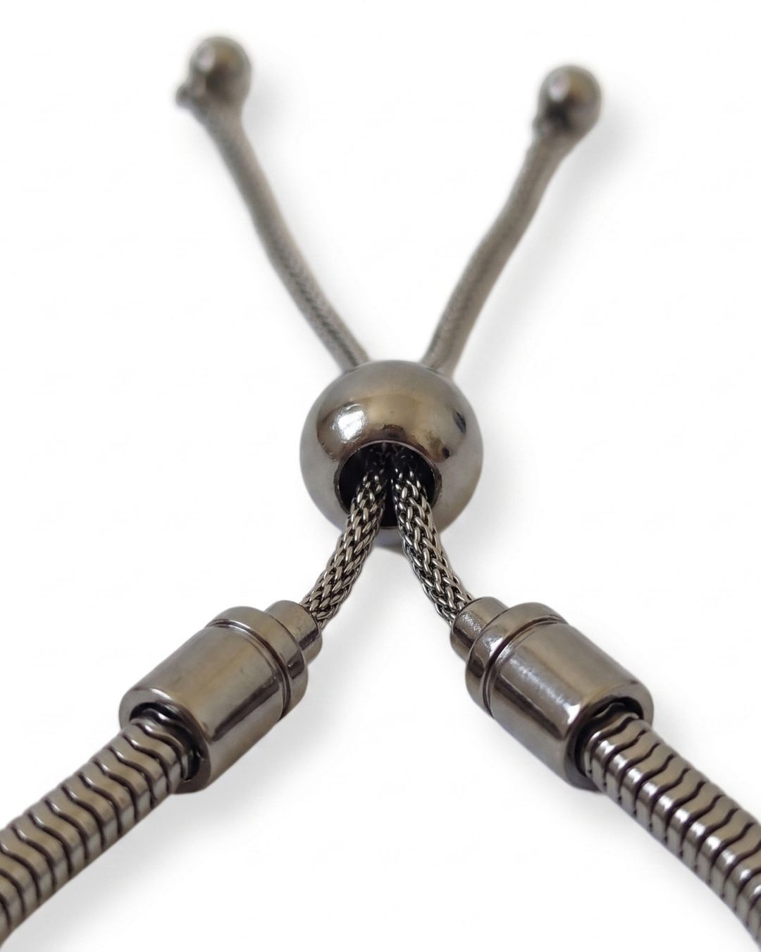 Pulseira Rabo de Rato em aço