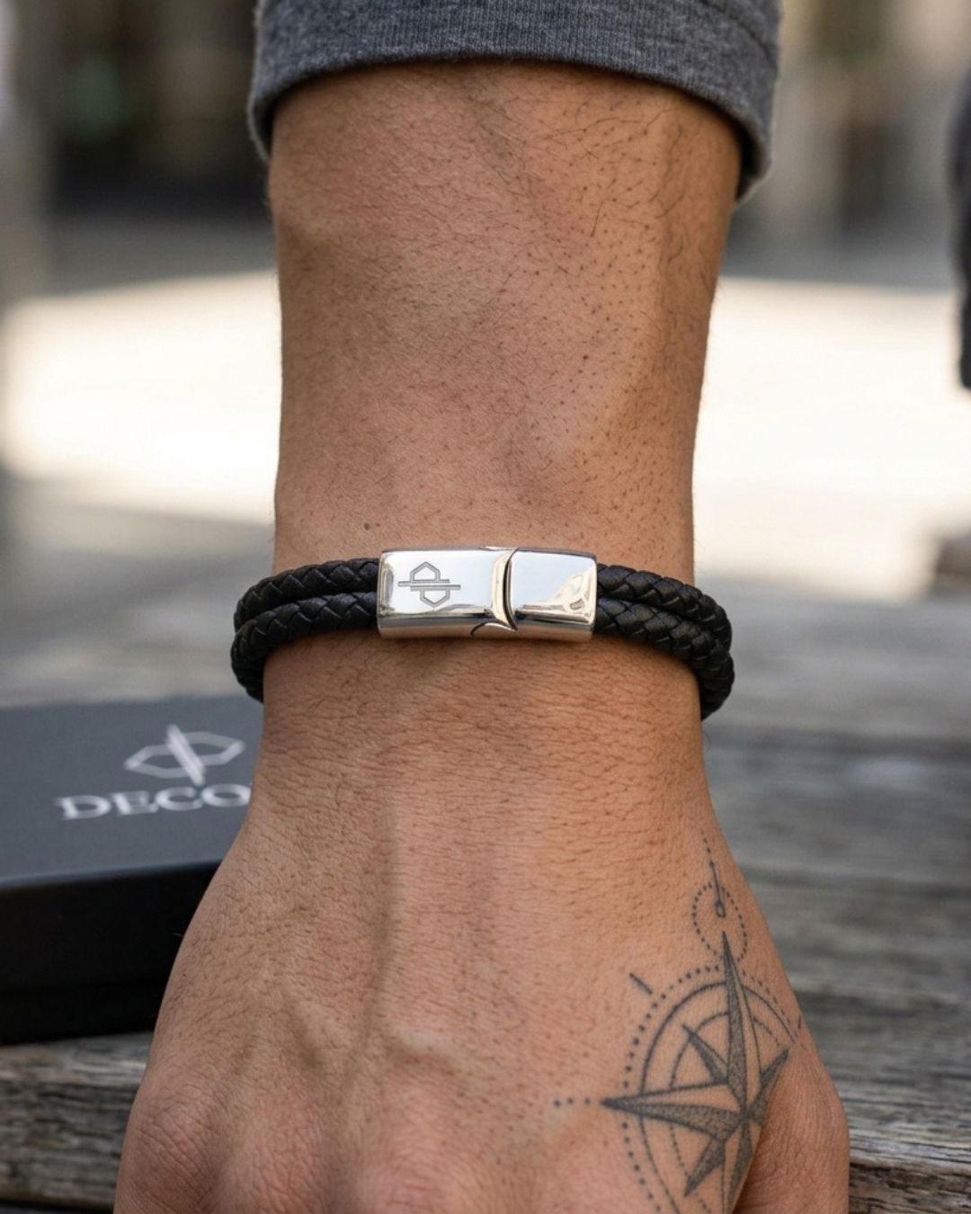 Pulseira em Couro Italiano