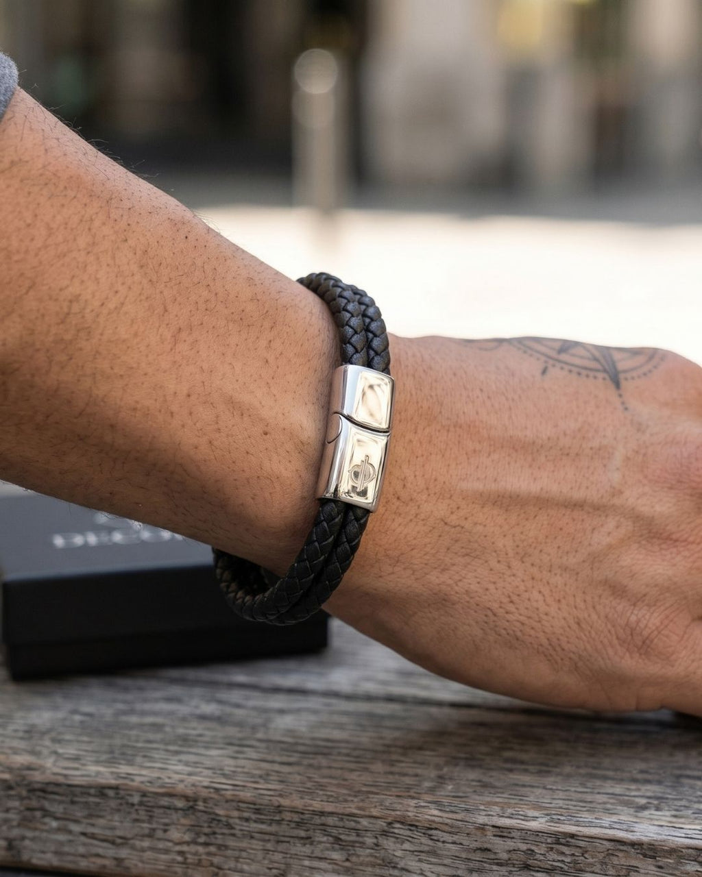 Pulseira em Couro Italiano
