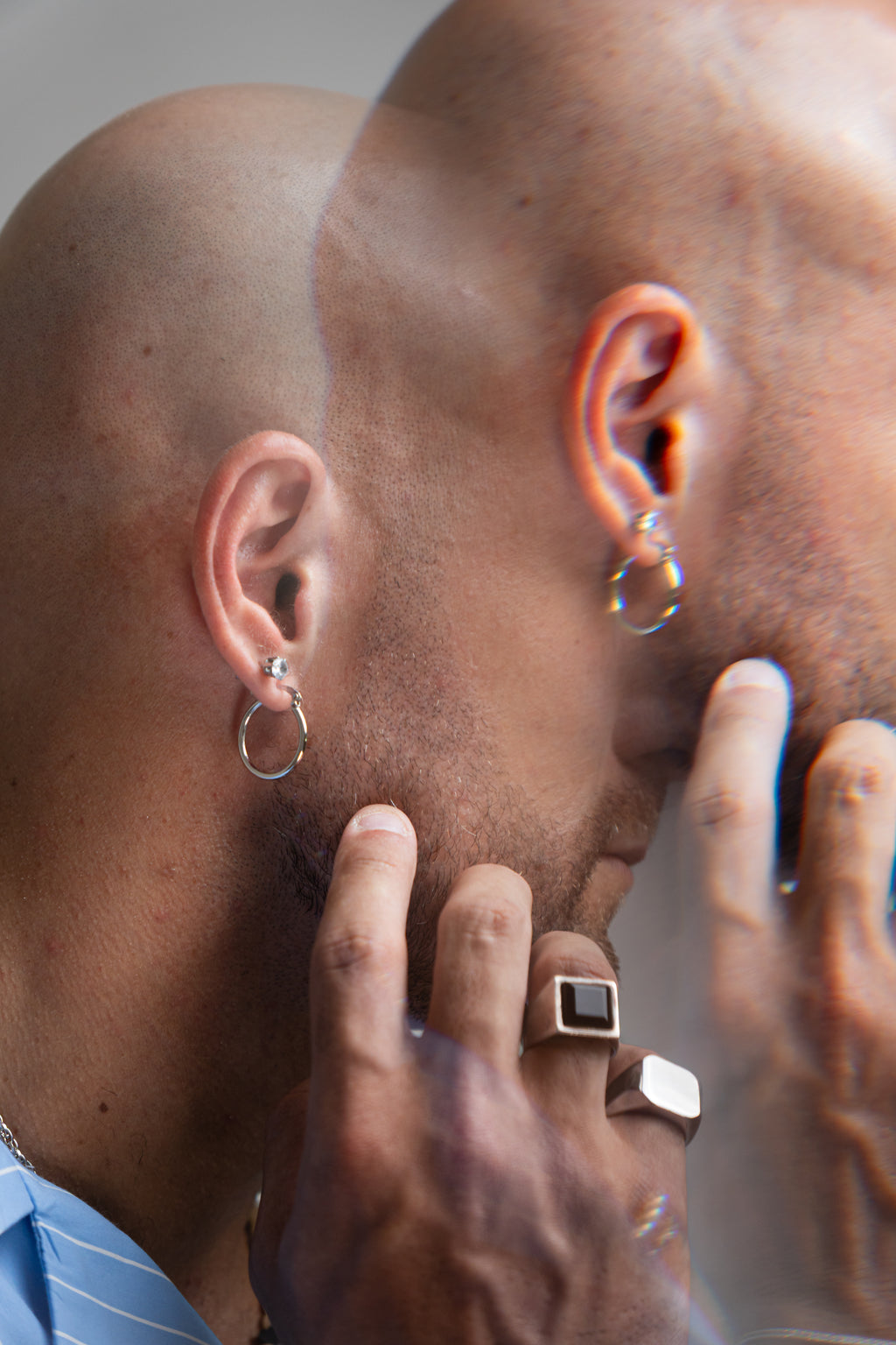 Anel Ônix Lapidado prata 925