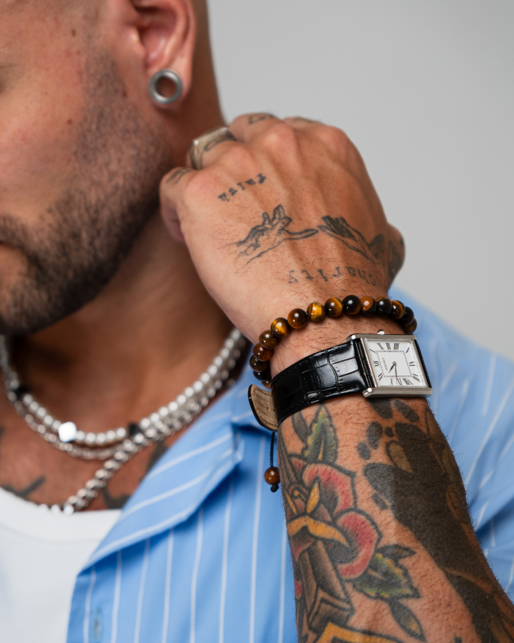 Pulseira Pedra Olho de Tigre